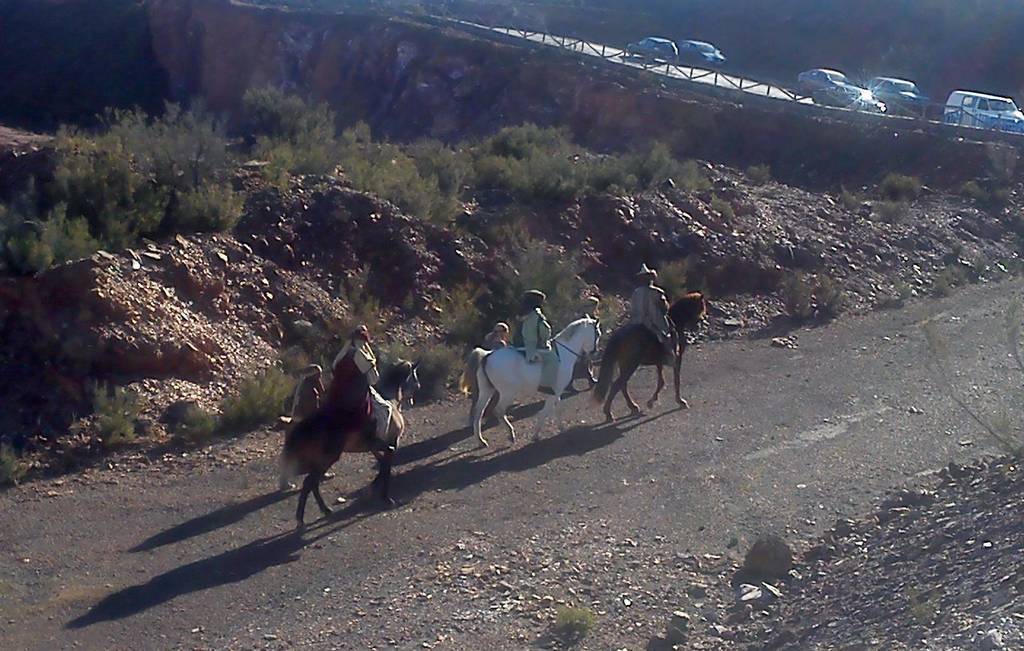 Llegan los Reyes a caballo