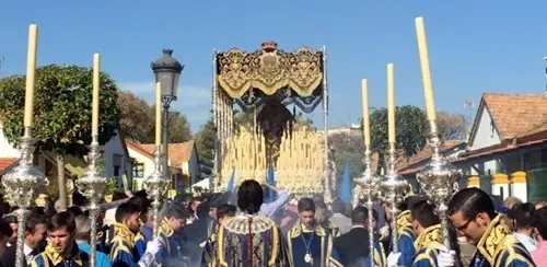 Virgen de la Victoria en el barrio obrero