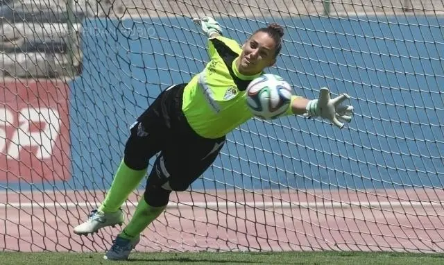 Sara Serrat, portera del Cajasol Sporting.