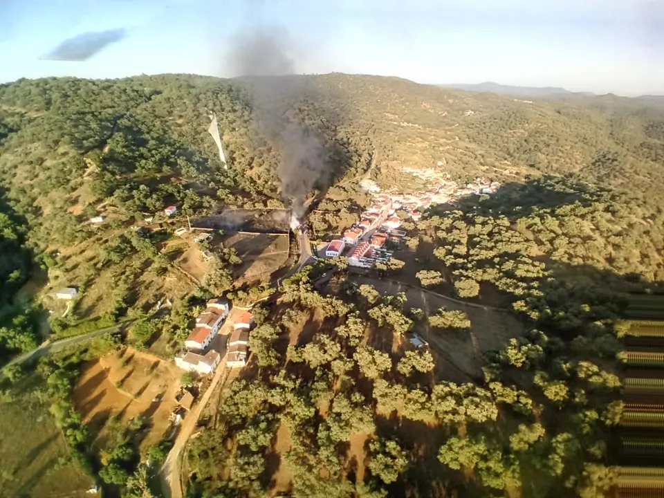 Incendio en Cortegana
