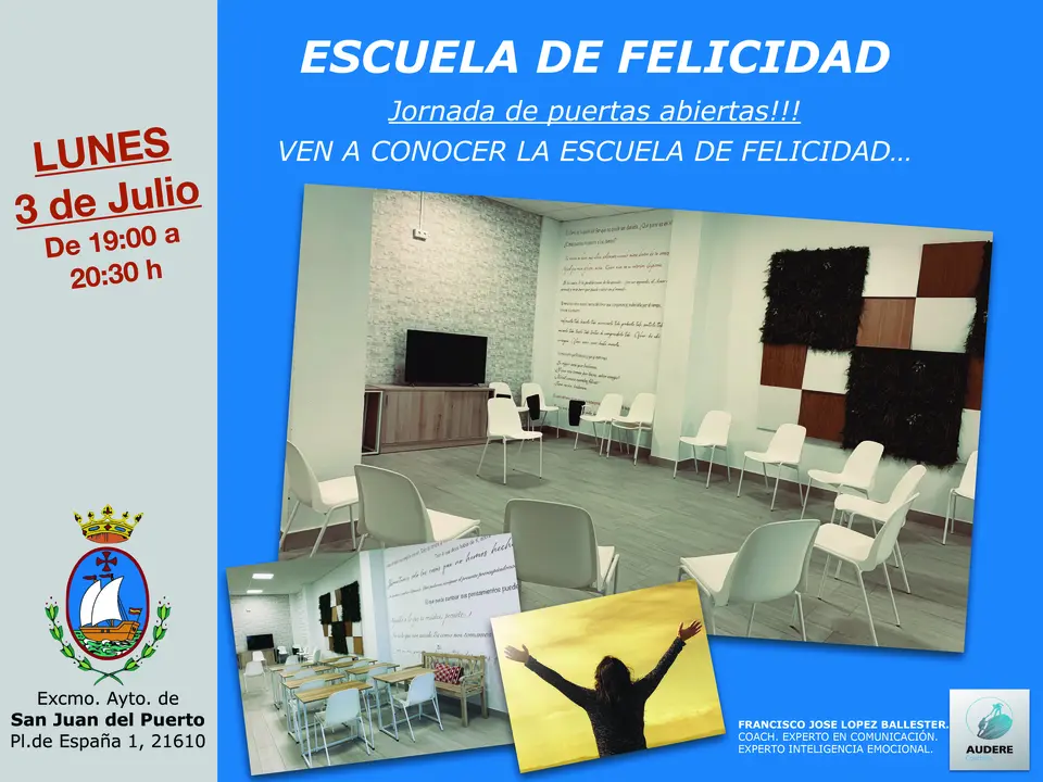 Jornadas puertas abiertas Escuela de la Felicidad.