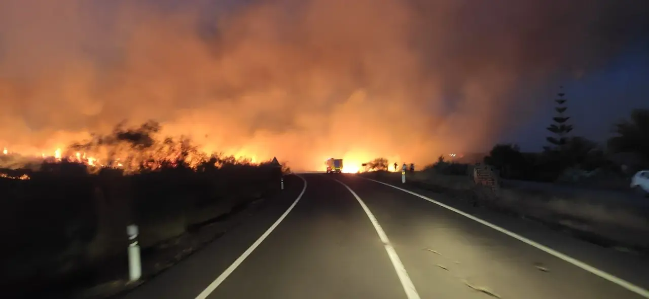 Incendio en el paraje Mogalla en Gibrale&oacute;n