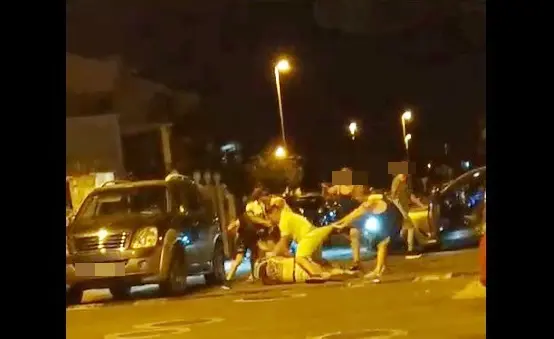 Reyerta en El Portil