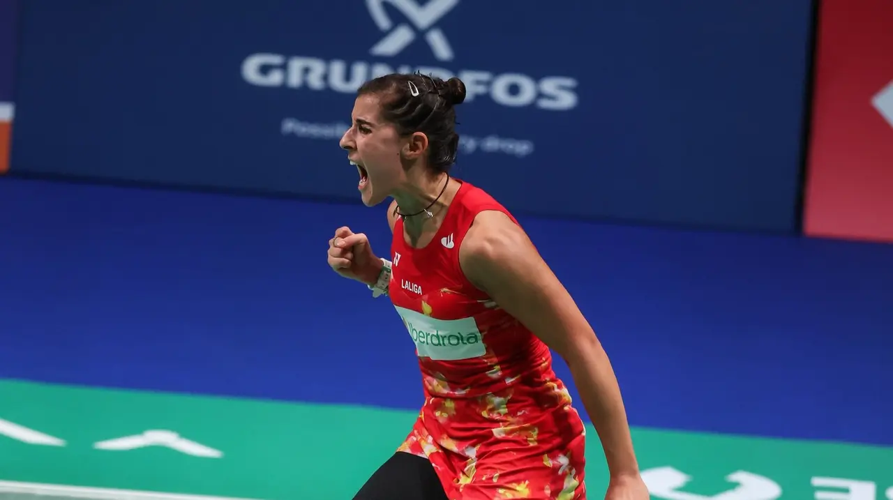Carolina durante los Juegos Ol&iacute;mpicos de Par&iacute;s. Foto: Redes sociales de Carolina Mar&iacute;n