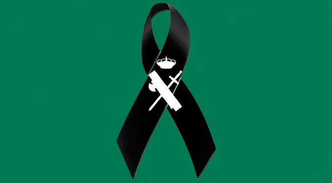 Lazo negro de la Guardia Civil