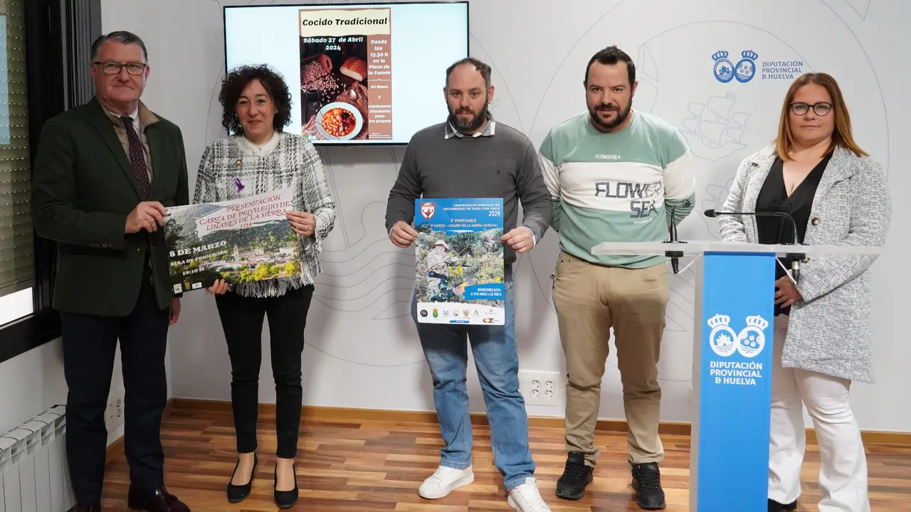 Esta ma&ntilde;ana se ha presentado la programaci&oacute;n para marzo y abril de Linares de la Sierra en la Diputaci&oacute;n