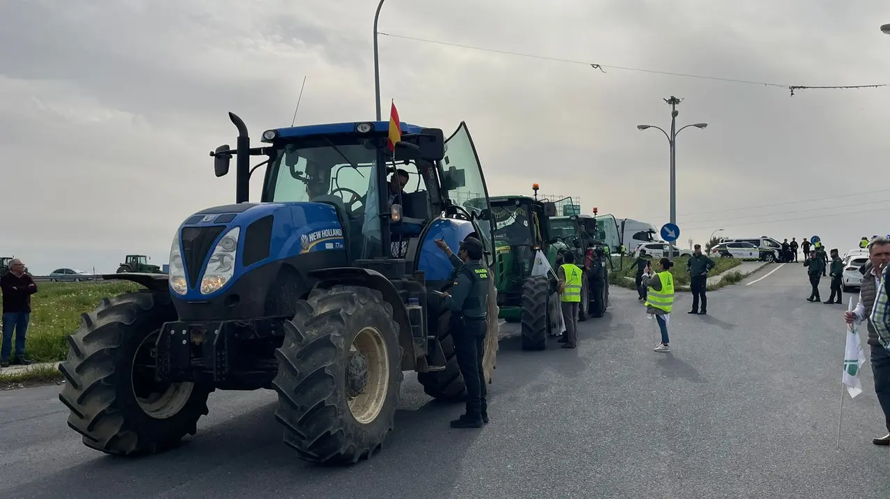 Los agricultores onubenses vuelven a protestar