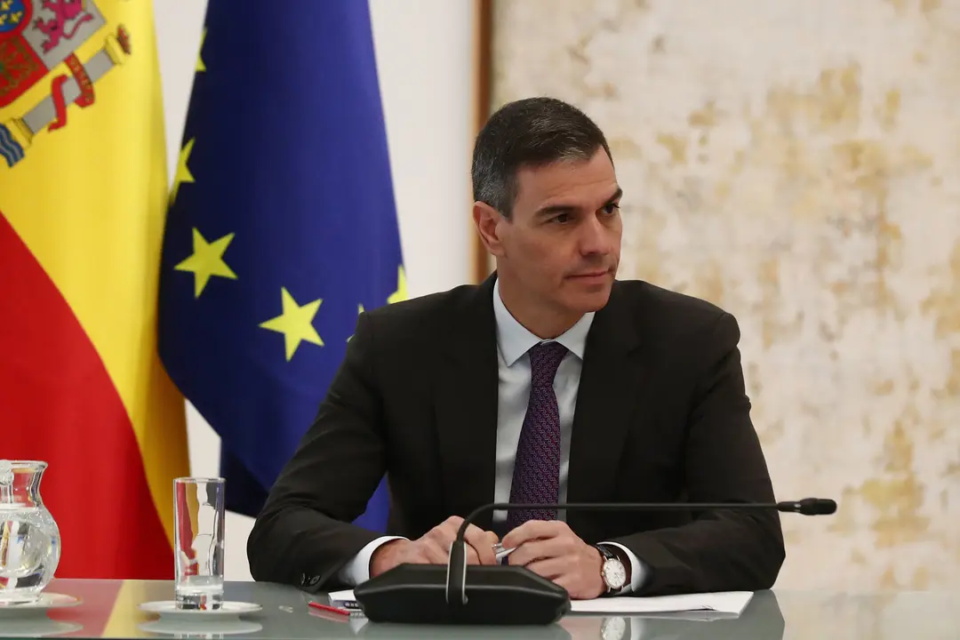 S&aacute;nchez en una reciente comparecencia p&uacute;blica