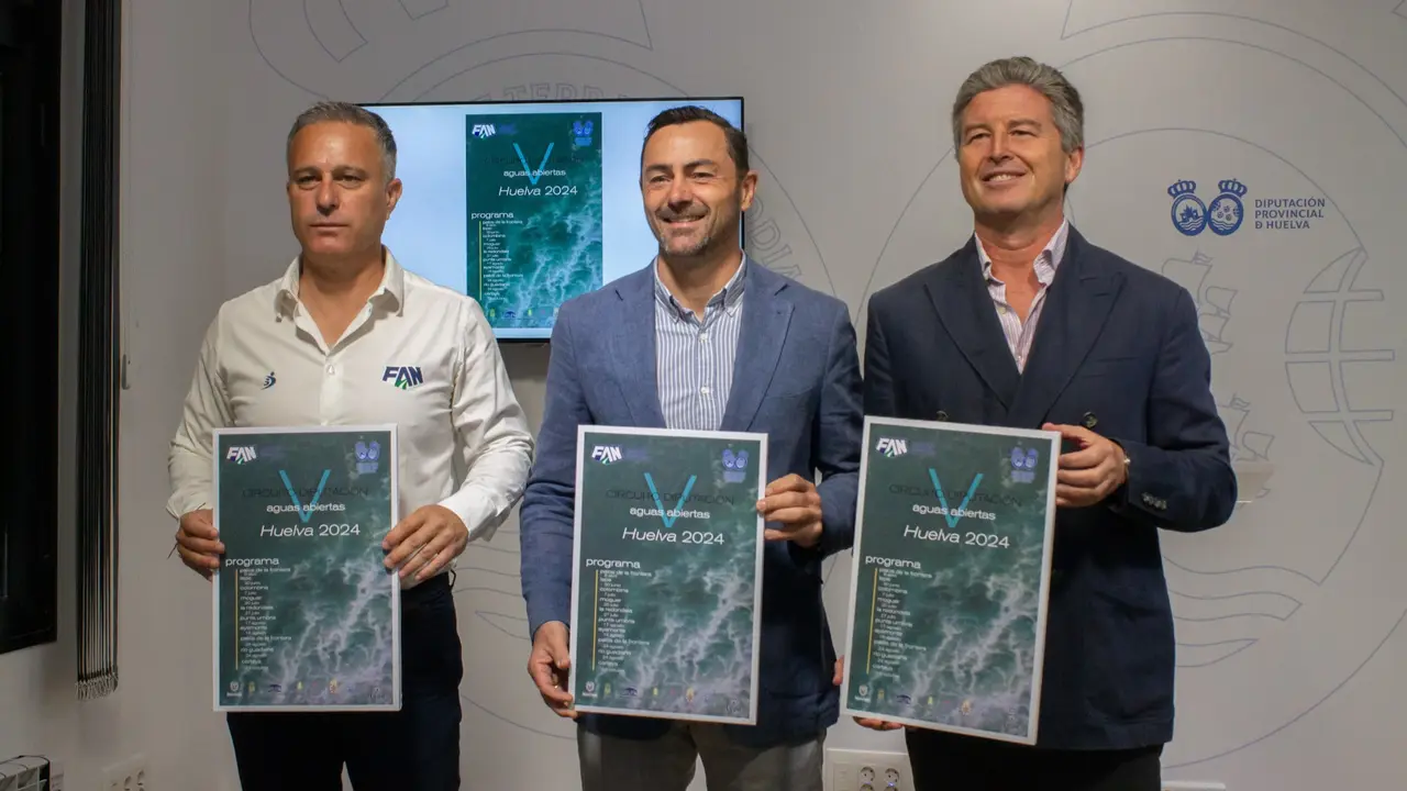 Presentaci&oacute;n del Circuito de Aguas Abiertas en la Diputaci&oacute;n de Huelva