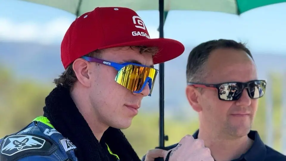 Paquito G&oacute;mez se cae en el primer entreno del s&aacute;bado y no puede correr el Gran Premio de Cerde&ntilde;a de Supermotard. Fuente: Imagen de archivo