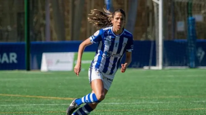 Patricia Ojeda hace historia al alcanzar los 200 partidos con el Sporting de Huelva. Fuente: Instagram personal de Patricia Ojeda