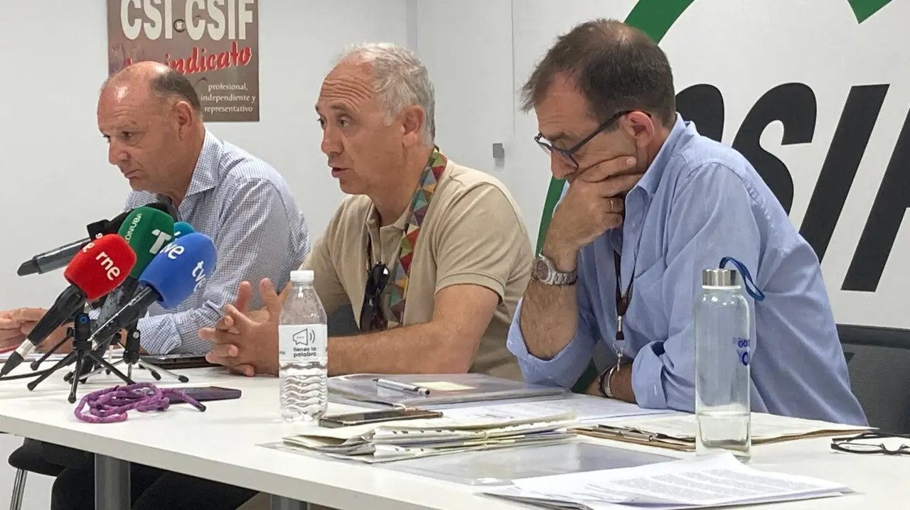 Responsables de CSIF Sanidad Huelva