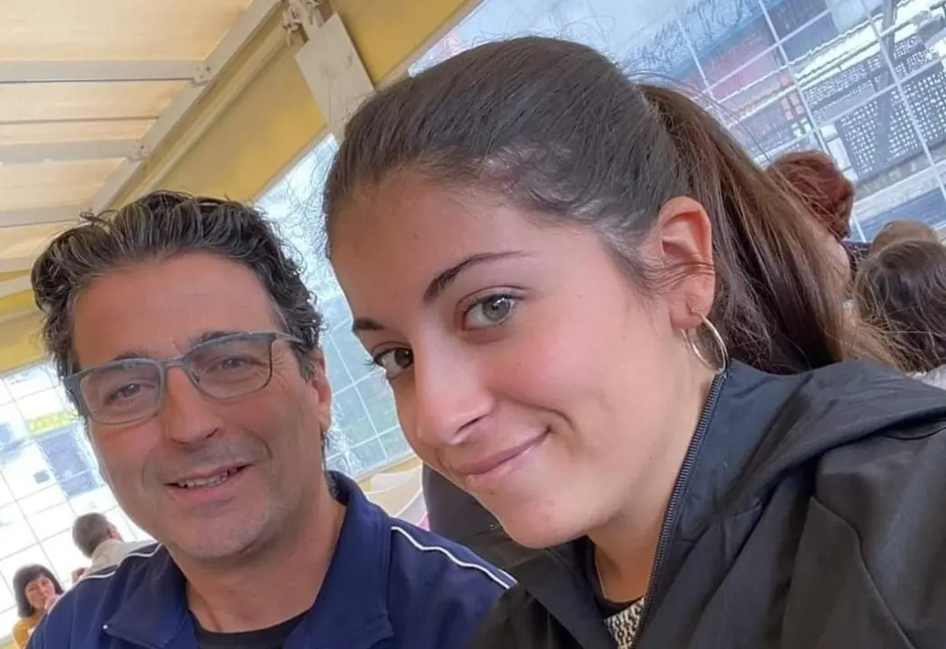 Jos&eacute; Antonio Cabrera con su hija Fuente Clara