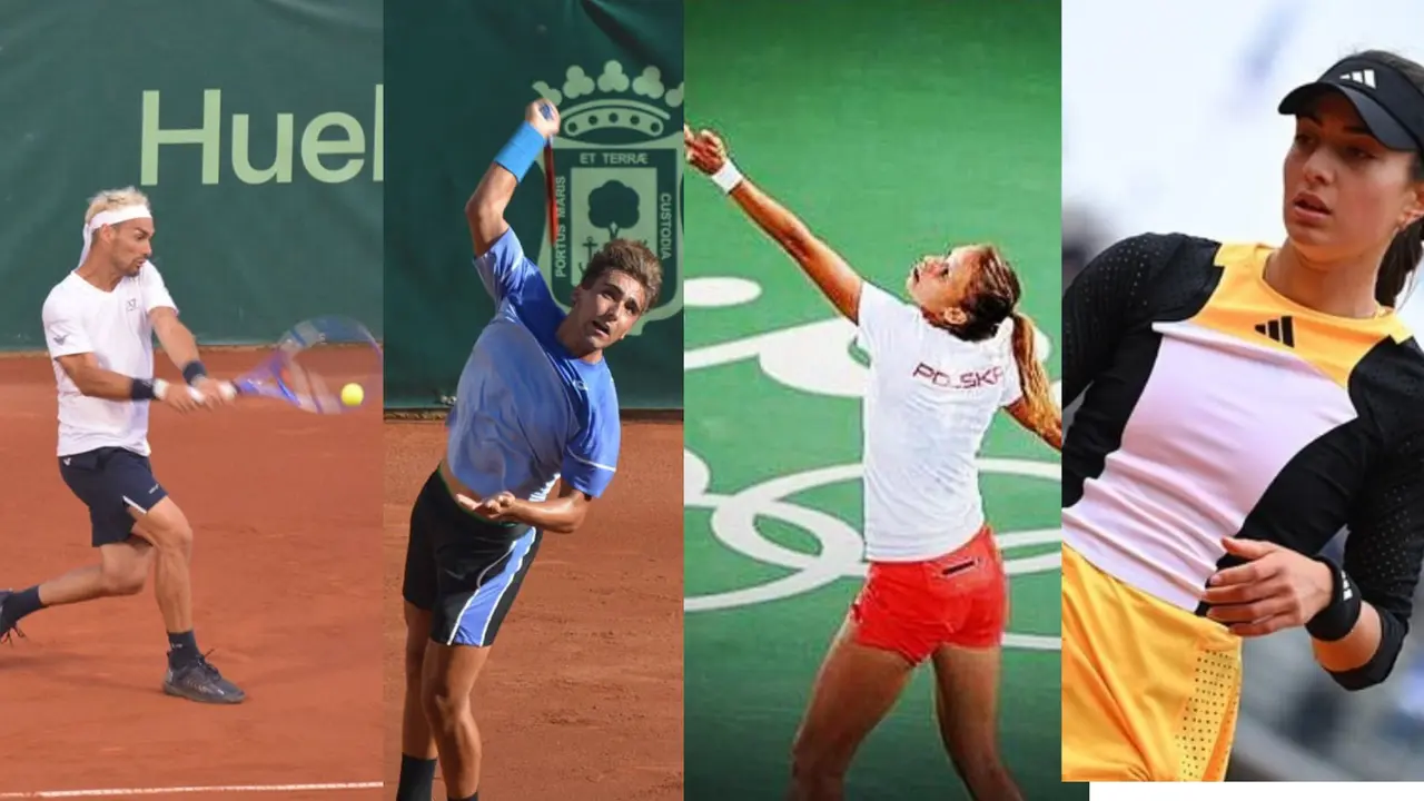 Llegan las finales de la Copa del Rey de Tenis que medir&aacute;n a Fognini con M&eacute;rida y a Linette con Avanesyan. Fuente: AMV e Instagram de Linette y de Avanesyan