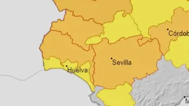 Avisos por temperaturas extremadamente altas hoy, martes 23 de julio, en la provincia de Huelva. Foto: AEMET