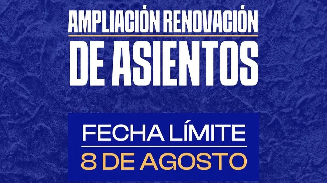 Se ampl&iacute;a la renovaci&oacute;n de asientos para los aficionados del Recre. Fuente: Twitter Recreativo de Huelva
