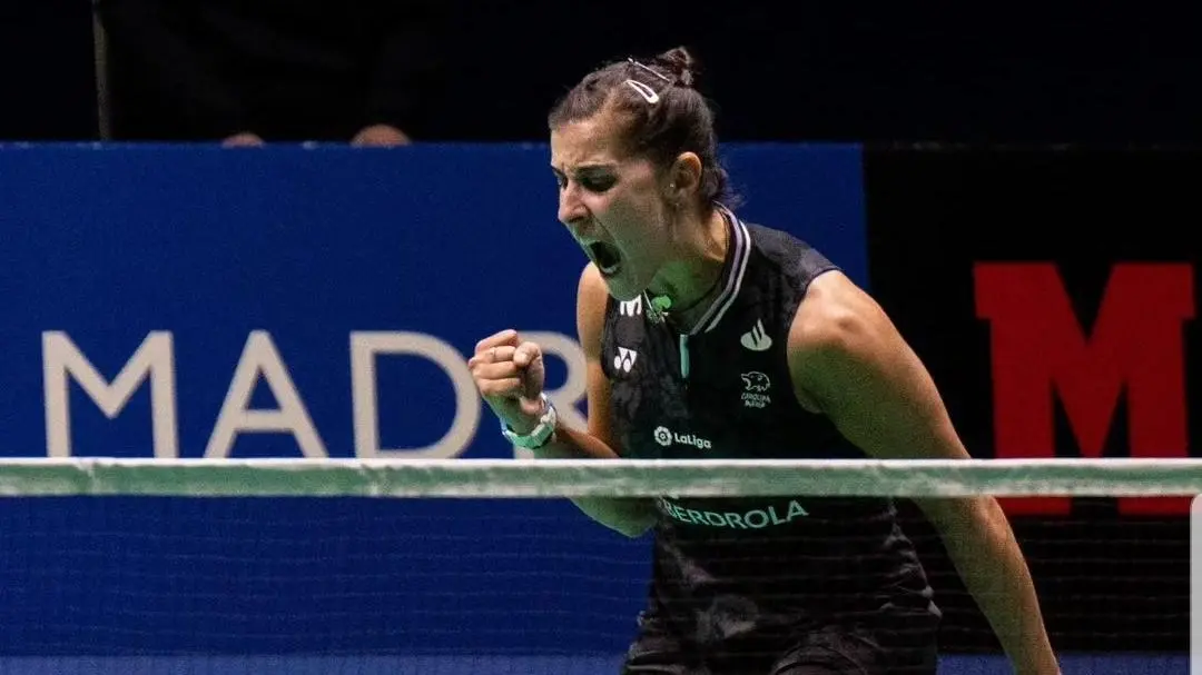 Carolina Mar&iacute;n en el Abierto de Singapur (750). Fuente: Instagram oficial de Carolina Mar&iacute;n
