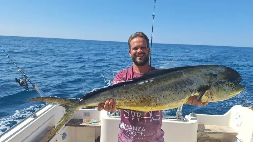 Especie capturada. Foto: Pesca Huelva.