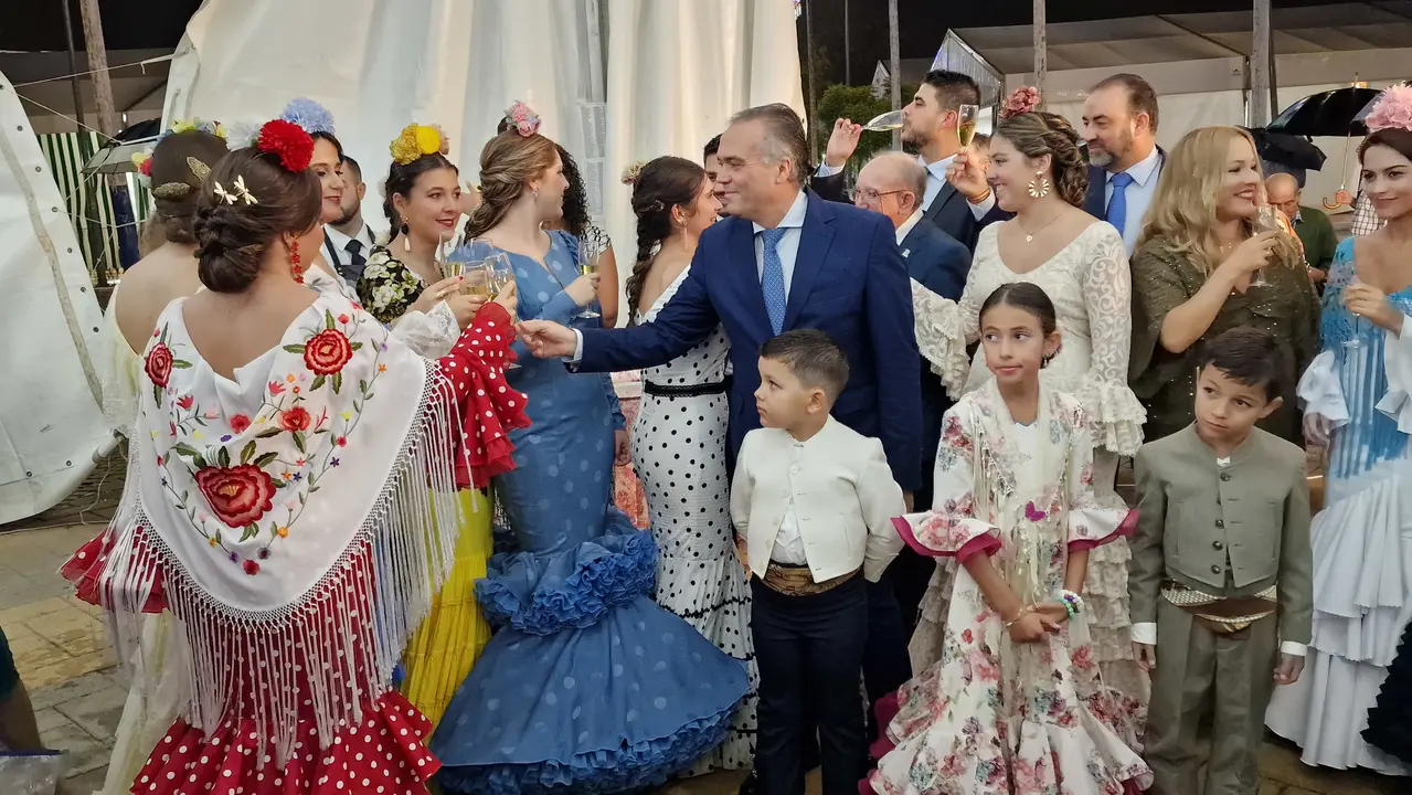 Momento de la Real Feria de La Palma del Condado el pasado a&ntilde;o