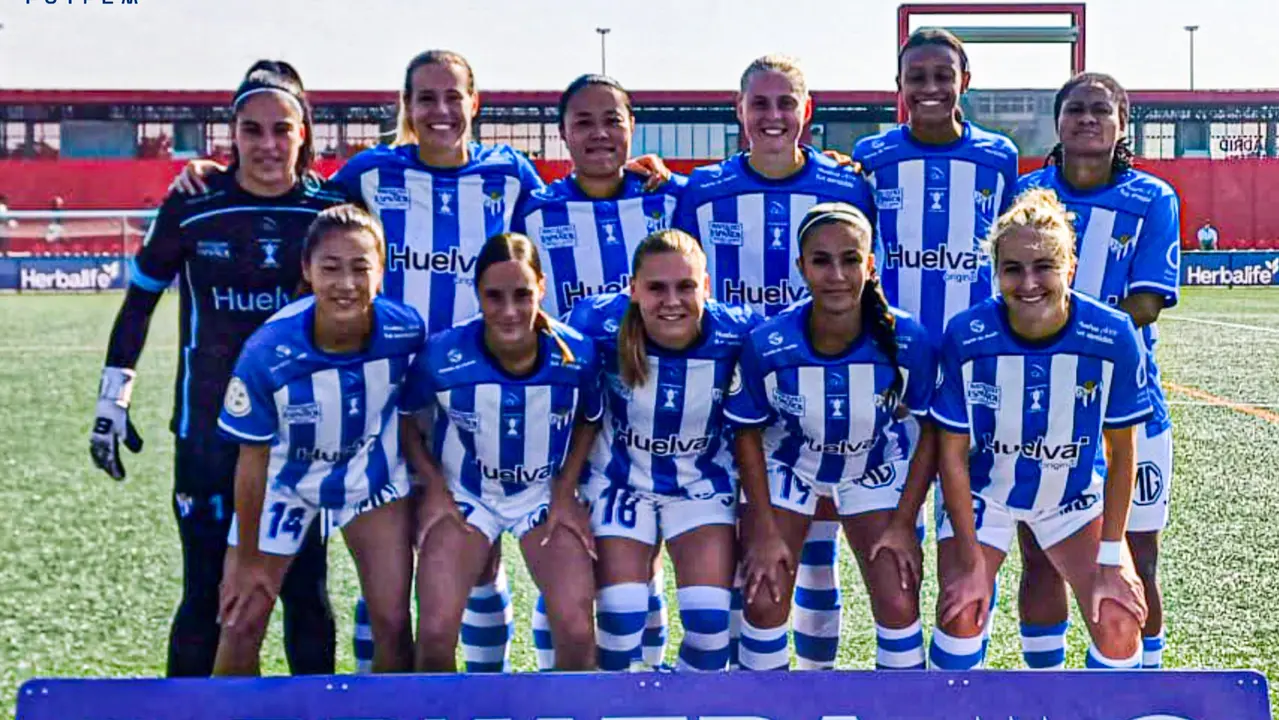 Fuente: Twitter Sporting de Huelva y Primera Federaci&oacute;n Espa&ntilde;ola de F&uacute;tbol Femenino