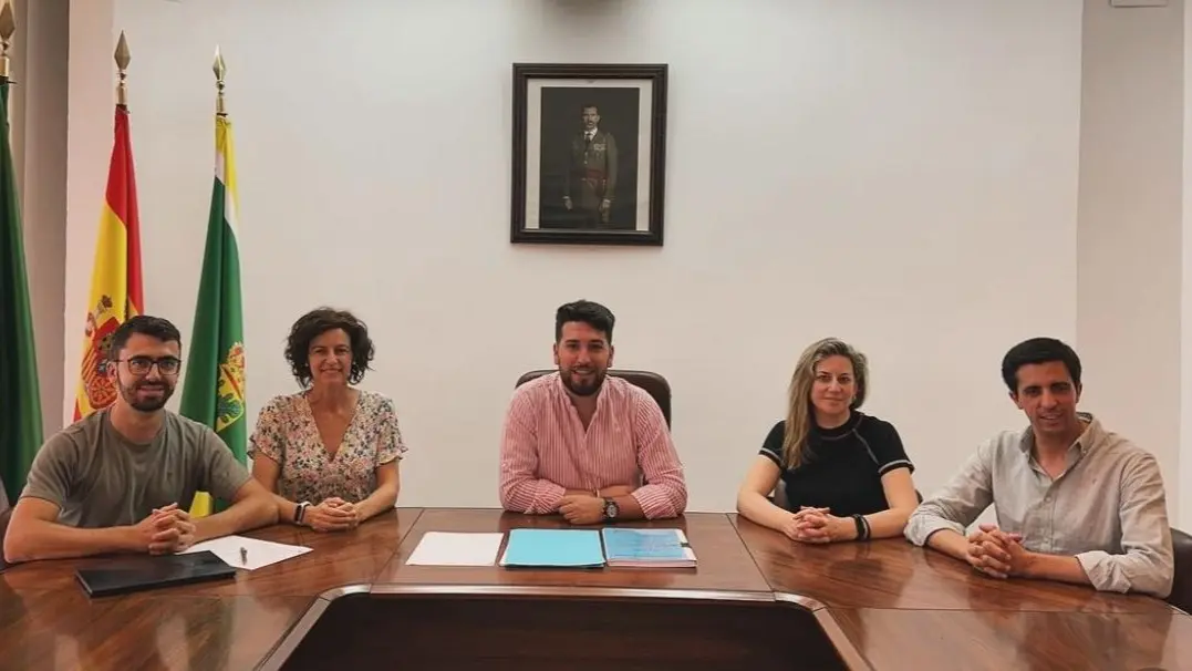 Equipo del Ayuntamiento de Higuera de la Sierra