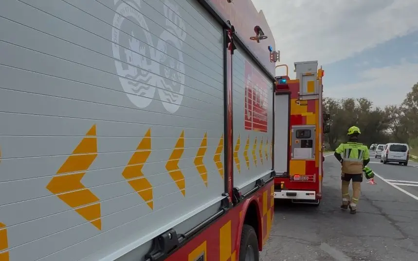 Accidente con un motorista implicado en Ayamonte