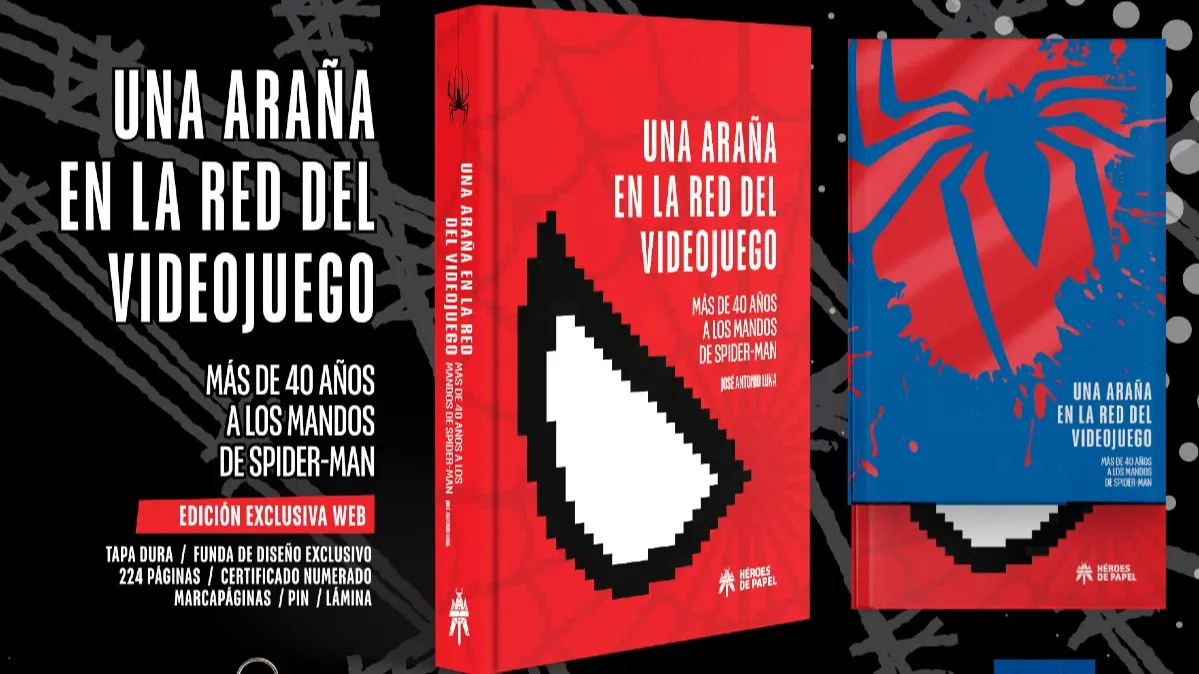 Libro "Una ara&ntilde;a en la red del videojuego", de Jos&eacute; Antonio Luna