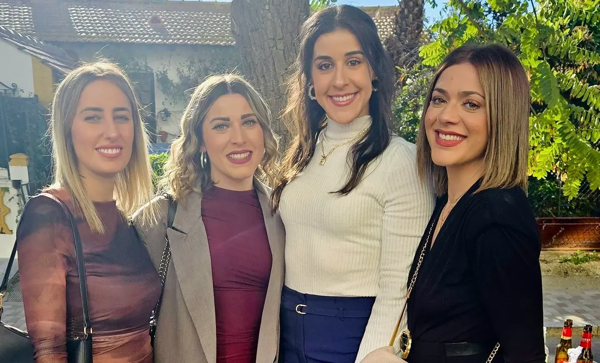 Carolina con los suyos estas Navidades