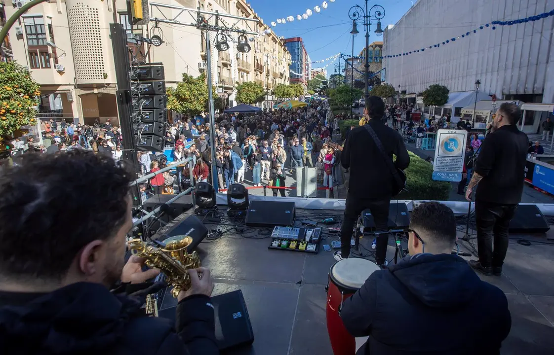 Pablo Rada durante las fiestas de San Sebasti&aacute;n | Archivo. Ayuntamiento de Huelva