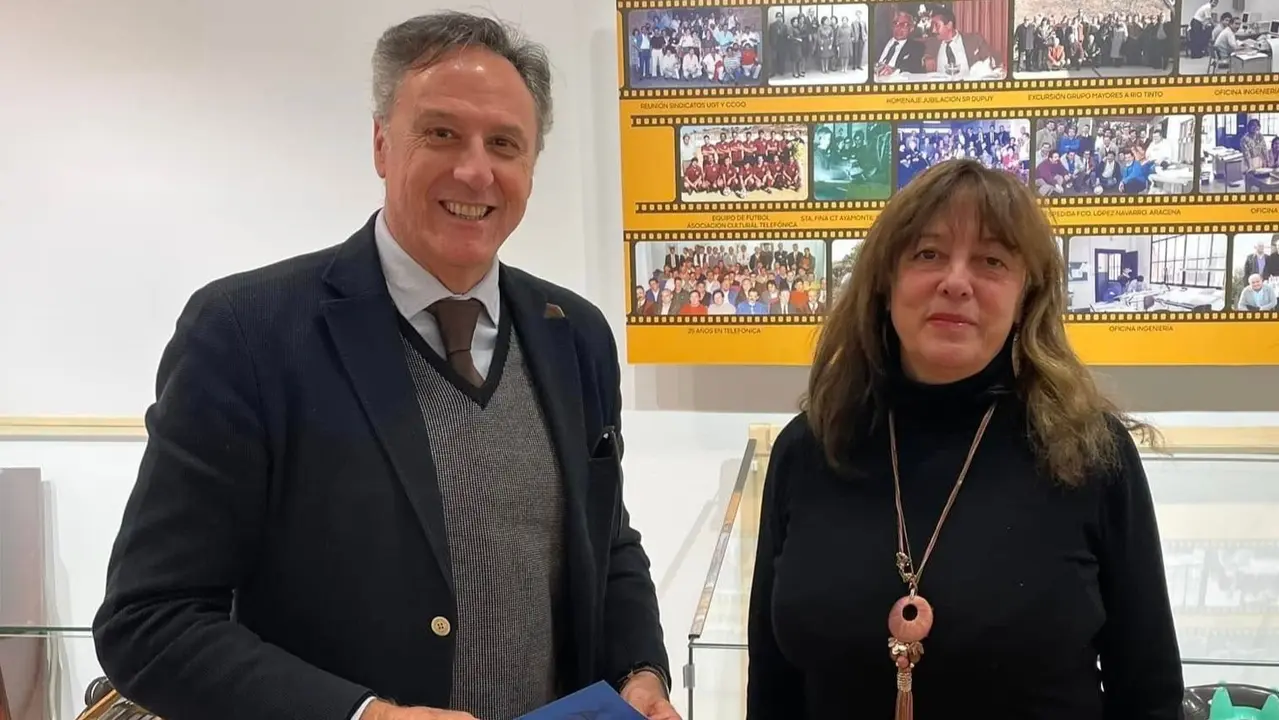 El Pte del CPPA Huelva y la Pta de la APH