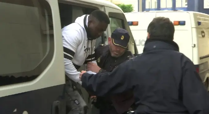 El acusado llegando a la Audiencia Provincial de Huelva | Canal Sur