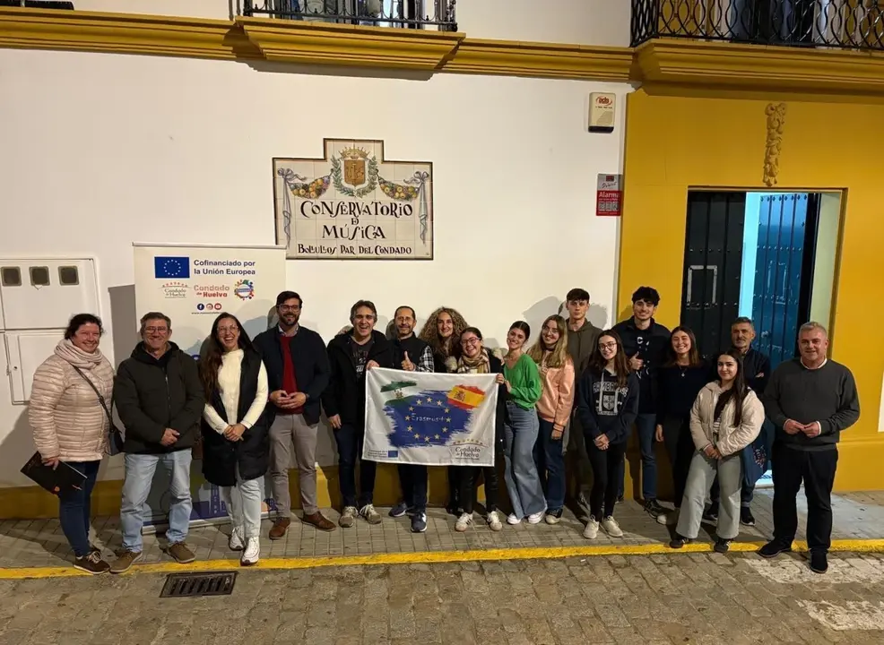 Despedida con el grupo del conservatorio profesional de Bollullos