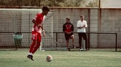 Bade, jugador del filial del Trigueros Balompi&eacute;