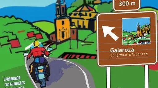 "Carreteras Secundarias" quedada motera en Galaroza. Fuente: Diputaci&oacute;n de Huelva