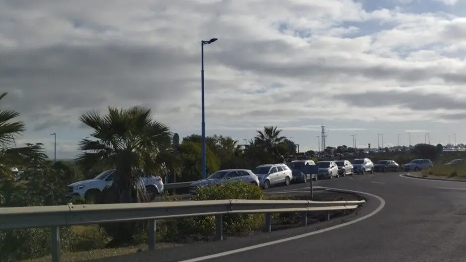 Retenciones a causa del accidente en el Puente del Odiel