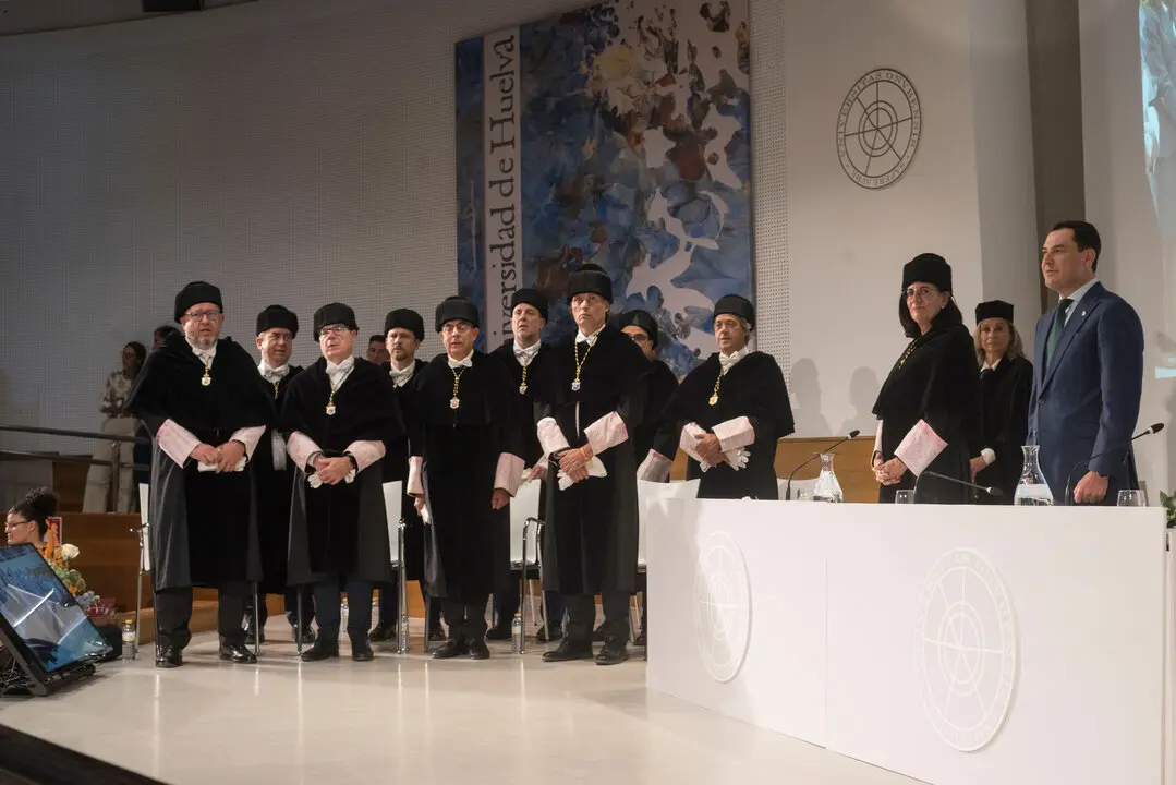 Acto de inauguraci&oacute;n del curso acad&eacute;mico 24-25 rectores y presidente | UHU
