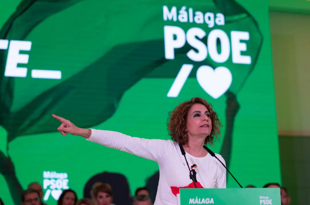Montero en un reciente acto