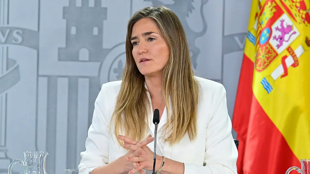La ministra para la Transici&oacute;n Ecol&oacute;gica y el Reto Demogr&aacute;fico, Sara Aagesen, en una rueda de prensa tras el Consejo de Ministros (Fotograf&iacute;a/Pool Moncloa).