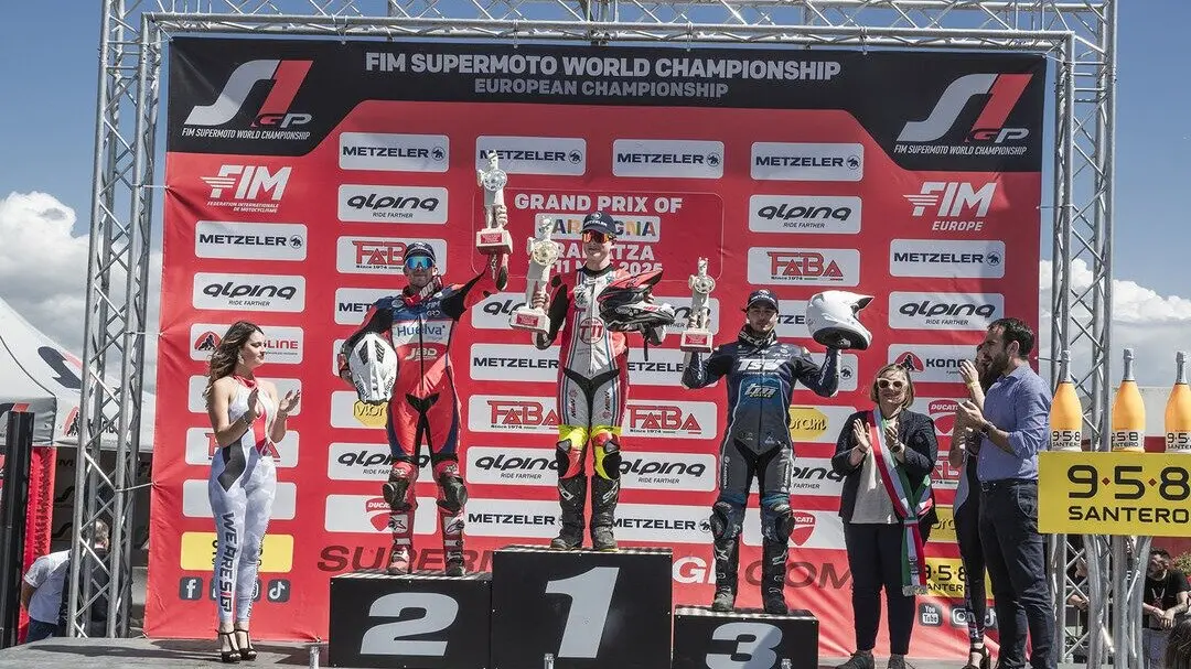 Paquito G&oacute;mez en el podium
