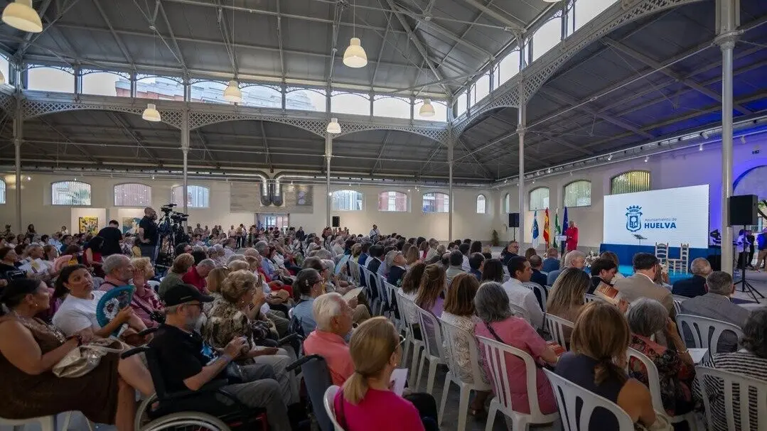 Inauguraci&oacute;n del rehabilitado Espacio Santa Fe.Fuente: Ayto. Huelva