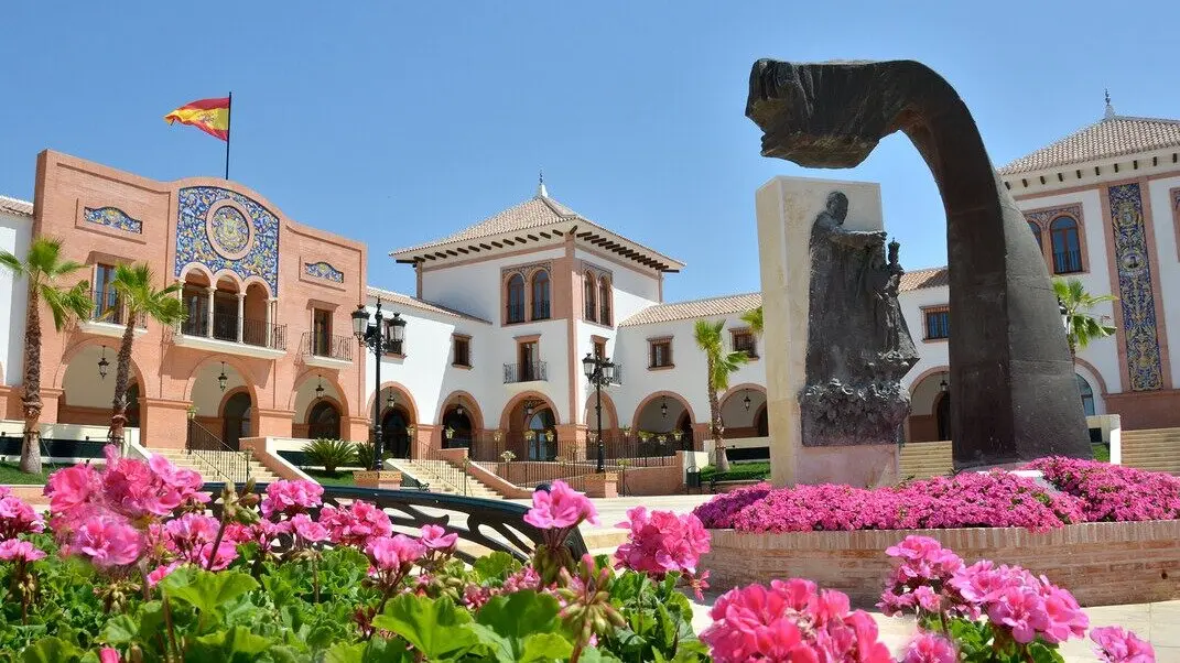 Plaza Espa&ntilde;a de Palos de la Frontera. Fuente: Ayto. Palos