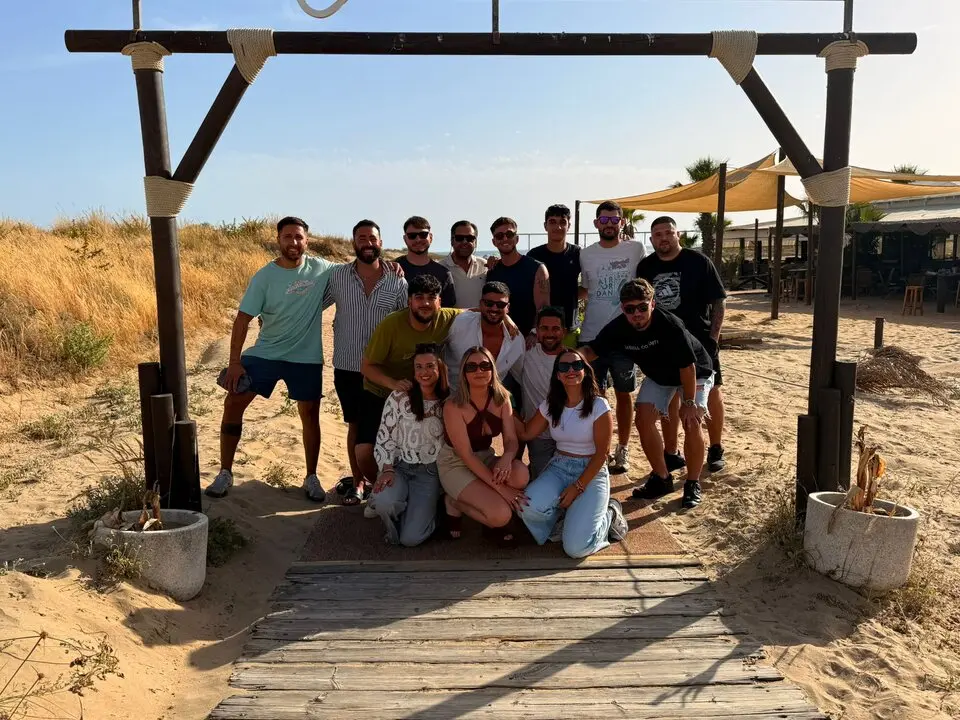 Empleados de Casa Diego Canaleta de Punta Umbr&iacute;a. Fuente: Cedida.