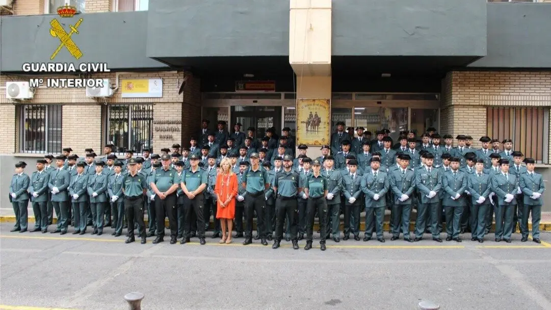 Guardia civiles en Huelva