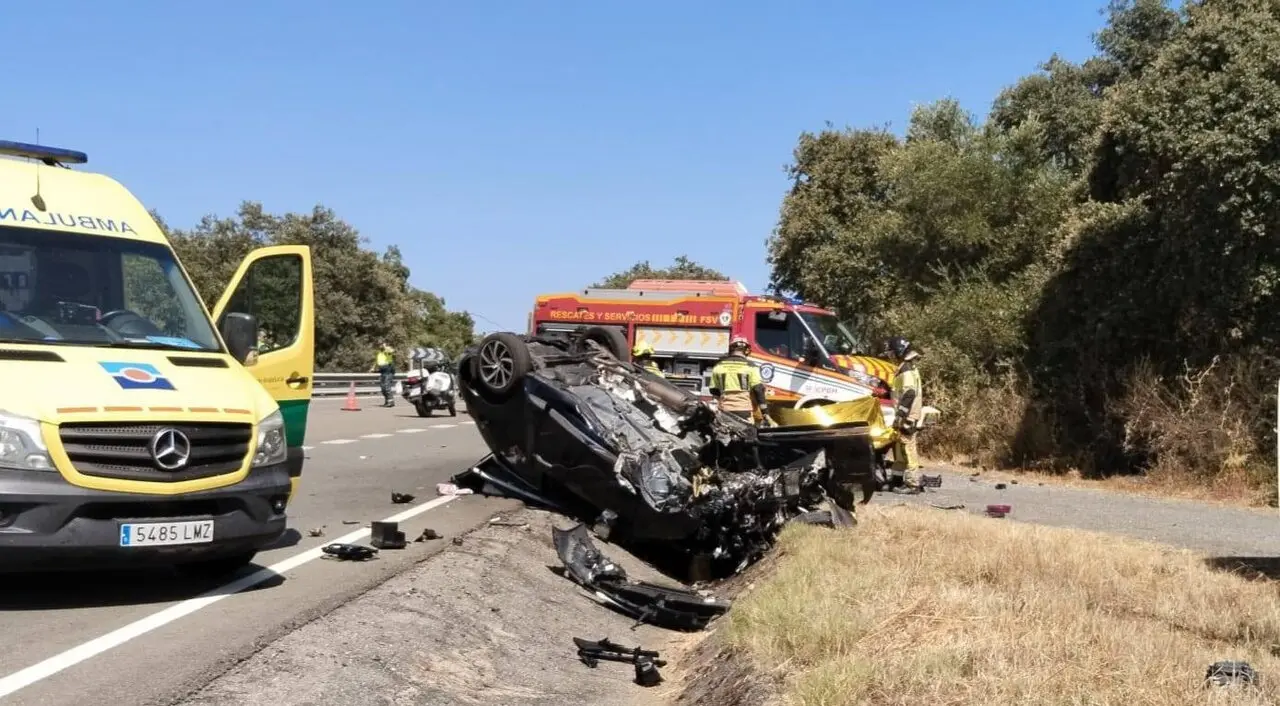 As&iacute; ocurri&oacute; el accidente de tr&aacute;fico en Aroche