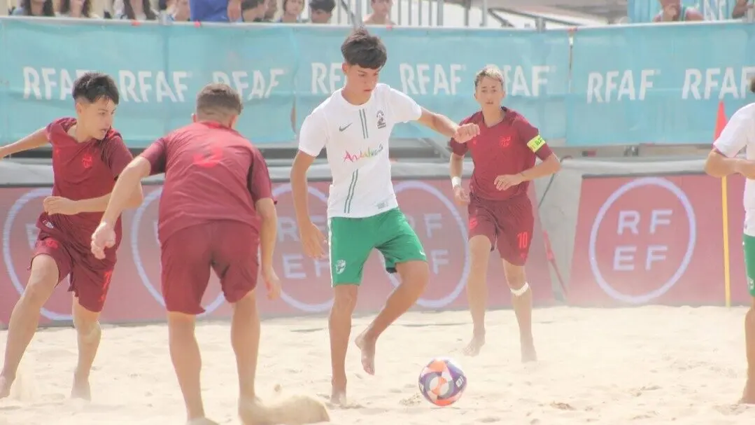 Rodrigo Moreno con la selecci&oacute;n andaluza. Fuente: Ayto. El Campillo
