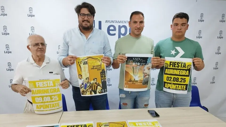 Presentraci&oacute;n de torneo "La Bella" y "San Roque". Fuente: Ayto.Lepe