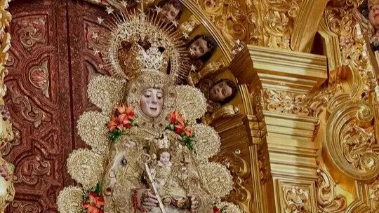 Virgen del Roc&iacute;o. Fuente: Hermandad Matriz de Almonte