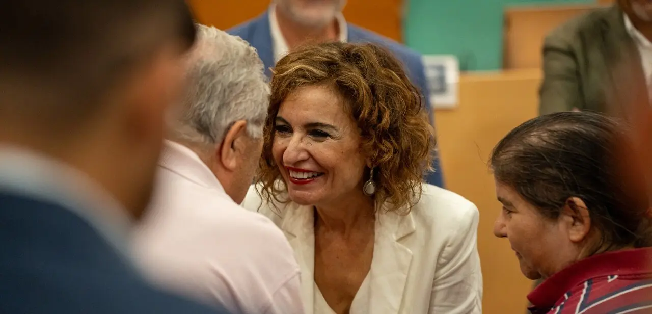 Montero en un reciente acto