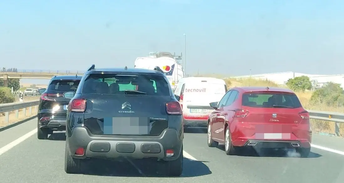 Retenciones en la A49 tras un accidente de tr&aacute;fico