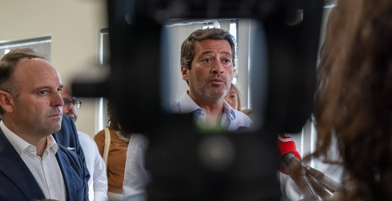 Ventura, l&iacute;der de Chega, en una reciente comparecencia
